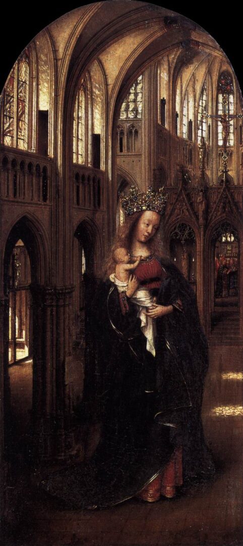Madonna in the Church 1425 by Jan van Eyck -- Renaissance