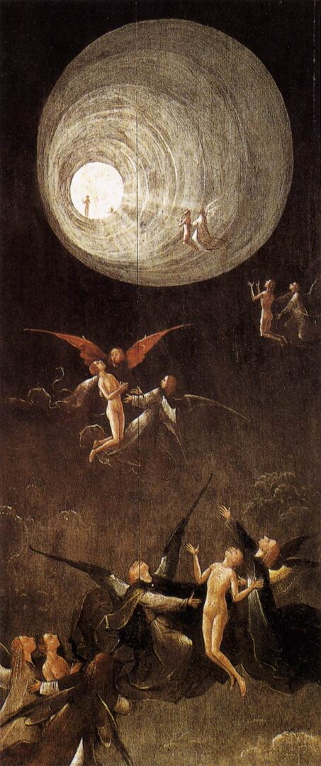 Paradise Ascent of the Blessed 1500 - 04 by Bosch -- Renaissance