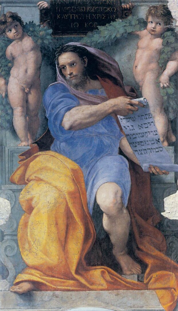 The Prophet Isaiah 1511 - 12 by Raphael -- Renaissance