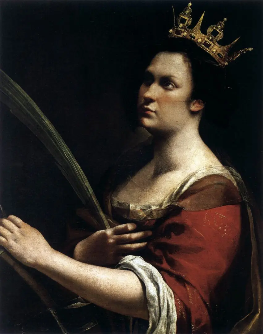 St Catherine of Alexandria by Artemisia GENTILESCHI 1620